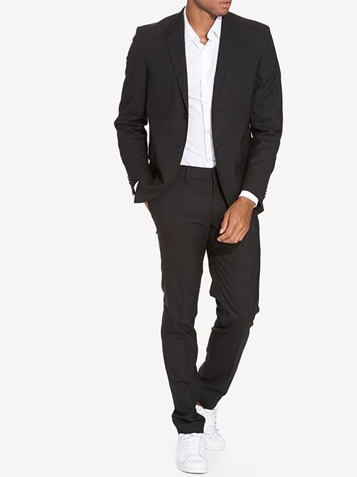 Slim Fit Suit Jacket - obrazek 3
