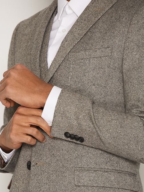 Birdseye Suit Jacket - obrazek 4